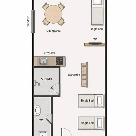 Top-floor For Up To 3 Guests *